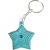 CHAVEIRO ESTRELA SENSORIAL 4CM AZUL CLARO CORRENTE PRATA LIENAMIYA IMPRESSO EM 3D 903493 - Imagem 1