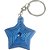 CHAVEIRO ESTRELA SENSORIAL 4CM AZUL ESCURO CORRENTE PRATA LIENAMIYA IMPRESSO EM 3D 903485 - Imagem 1