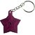 CHAVEIRO ESTRELA SENSORIAL 4CM ROXO CORRENTE PRATA LIENAMIYA IMPRESSO EM 3D 903477 - Imagem 1