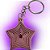 CHAVEIRO ESTRELA SENSORIAL 4CM ROSA CORRENTE PRATA LIENAMIYA IMPRESSO EM 3D 903469 - Imagem 2