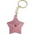 CHAVEIRO ESTRELA SENSORIAL 4CM ROSA CORRENTE OURO LIENAMIYA IMPRESSO EM 3D 903450 - Imagem 1
