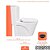 BACIA COM CAIXA ACOPLADA, ASSENTO, ENGATE, PARAFUSO E ANEL SAN-001 BRANCO STILLUS HOME 902500 - Imagem 7