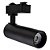 LUMINÁRIA BLUMENAU SPOT PARA TRILHO 15W PRETO 3000K - Imagem 1