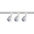 LUMINÁRIA BLUMENAU TRILHO 3SPOTS LED 15W BR 3000K - Imagem 1