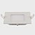 PAINEL LED BLUMENAU BRANCO EMBUTIR 3,5W 3000K QUADRADO BIVOLT - Imagem 1