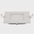 PAINEL LED BLUMENAU BRANCO EMBUTIR 3,5W 6500K QUADRADO BIVOLT - Imagem 1
