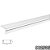 PERFIL LED BLUMENAU SOB 17X7X3 BR ALUM - Imagem 2