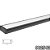 PERFIL LED BLUMENAU SOB 17X7X3 PT ALUM - Imagem 2