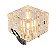 Lustre de embutir cor transparente modelo COD10060 - Imagem 1