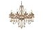 Lustre pendente com 10 braços cor ambar modelo COD10052 - Imagem 1