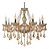 Lustre pendente com 8 braços cor ambar modelo COD10051 - Imagem 2