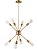 Lustre pendente cor cobre D500xH500MM marca inobari modelo COD10073 - Imagem 2