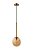 Lustre pendente cor cobre/ambar 200xH1000MM marca inobari modelo COD10088 - Imagem 2