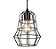 Lustre pendente cor preta D140 H200MM modelo COD10033 - Imagem 1