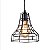 Lustre pendente cor preta D160xH150MM modelo COD10029 - Imagem 1