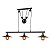 Lustre pendente cor preta W270xL1000MM modelo COD10043 - Imagem 1