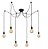 Lustre pendente cor preto 750 H1200MM marca inobari modelo COD10082 - Imagem 1