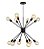 Lustre pendente cor preto D700xH700MM marca inobari modelo COD10070 - Imagem 1