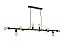 Lustre pendente cor preto modelo COD10056 - Imagem 2