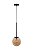 Lustre pendente cor preto/ambar 200 H1000MM marca inobari modelo COD10087 - Imagem 2