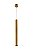 Lustre pendente cor preto/cobre  F40xH400MM marca inobari modelo COD10068 - Imagem 2