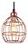 Lustre pendente cor rose D170xH200MM modelo COD10036 - Imagem 1