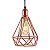 Lustre pendente cor rose D200xH220MM modelo COD10037 - Imagem 1