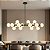 Luminária Pendente Lustre Jabuticaba Moon Preto Com Bolas Globos Esferas Opaco Leitoso Moderno Luxo COD10112 - Imagem 4