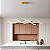 Luminária Pendente Lustre Led Dna Dourado Moderno Luxuoso Bivolt COD10121 - Imagem 3