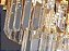 Luminária Pendente Lustre Luxuoso Metal Dourado e Cristais Vana Sindora COD10102 - Imagem 3