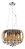 Lustre pendente cor ambar 40cm  marca inobari modelo COD10077 - Imagem 2
