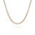 Colar choker riviera cristal 4 garras banhada a ouro 18k - Imagem 1