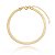 Pulseira slim 4mm banhado a ouro 18k - Imagem 1