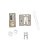 Conjunto de acessórios para máquinas mecânicas 2008, 2008P, 1006 e 1006P – 7438702980 - Imagem 1