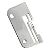 Chapa da Agulha para Máquina Overlock 7933D e 8002D - 788601000 - Imagem 1