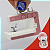 Cápsula com miniatura de máquina de costura decorativa cor rosa claro acinzentado - MINI-CP-1522SP - Imagem 2