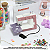 Cápsula com miniatura de máquina de costura decorativa cor rosa claro acinzentado - MINI-CP-1522SP - Imagem 8