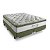 COLCHÃO HERVAL MONTE CARLO MOLAS ENSCADAS + BOX MARCA STAR SUEDE LISO - Imagem 1