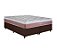 COLCHÃO HERVAL COIMBRA MOLAS MAXSPRING + BOX MARCA STAR SUEDE LISO - Imagem 2