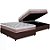 COLCHÃO HERVAL COIMBRA MOLAS MAXSPRING + BAÚ MARCA STAR SUEDE LISO - Imagem 1