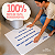 Tapete Para Banheiro com Instruções e com adesivo de fixação - 58cm X 46cm com 10 unidades - Imagem 4