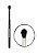 PINCEL OVAL PARA CÔNCAVO - B134 / MACRILAN - Imagem 1