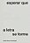MIRA SCHENDEL - ESPERAR QUE A LETRA SE FORME - Imagem 1