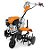 MOTOCULTIVADOR STIHL MH 710 MOTOR 7 Hp COM FAROL LED PARTIDA MANUAL A GASOLINA - Imagem 1