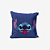 ALMOFADA FIBRA VELUDO 25X25CM STITCH GO VIBES - Imagem 1