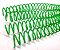 ESPIRAL PARA ENCADERNAÇÃO 7MM VERDE COM 100 UNIDADES - Imagem 3