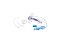 Cânula Traqueostomia Blue Line Supra com Cuff - Com Balão - 10,0mm - 100.870.100 - Portex - Imagem 1