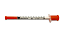 Seringa de Insulina 1ml com Agulha Fixa - 8,0 X 0,30mm - 30g - Descarpack - Imagem 2