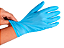 Luva Nitrílica Powder Free - Tamanho M - Cor Azul - 100Un - Descarpack - Imagem 2