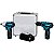 KIT COM 1 PARAFUSADEIRA DE IMPACTO + 1 FURADEIRA + BATERIA + MALETA DE ALUMÍNIO + ASPIRADOR - Imagem 2
